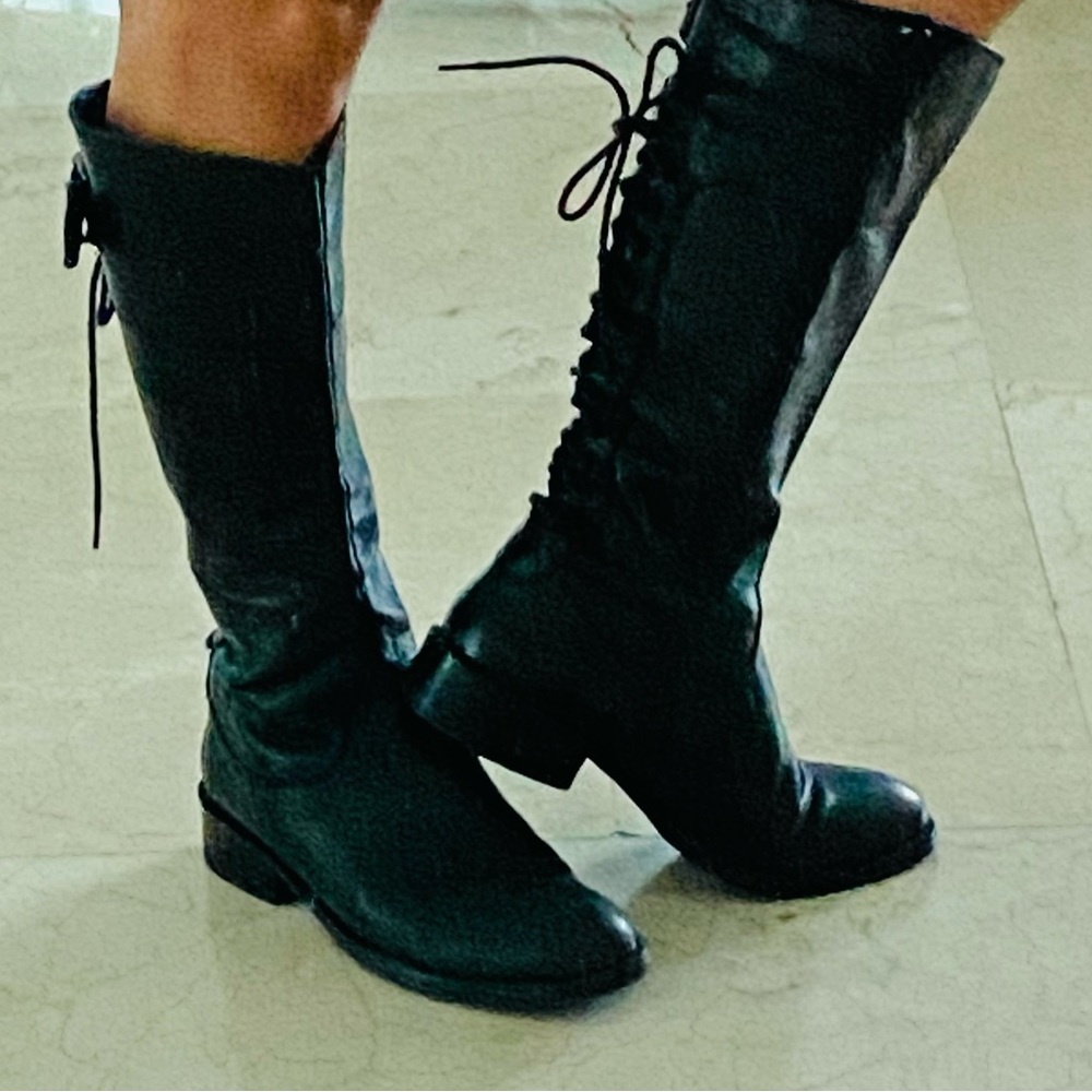 Black Leather Boots